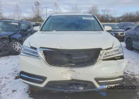 2014 Acura Mdx Technology from USA, damaged, VIN 5FRYD3H40EB020711